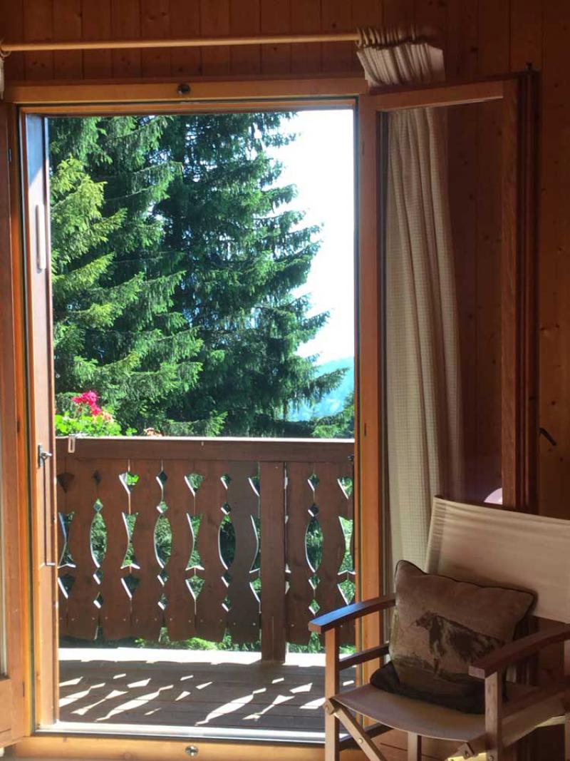 View from master bedroom in Swiss Chalet